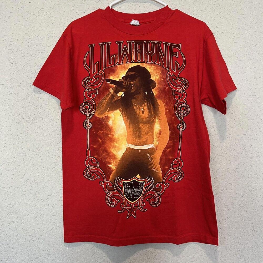 Vintage 00s RARE LiL Wayne Rap Tour Shirt Size Medium
